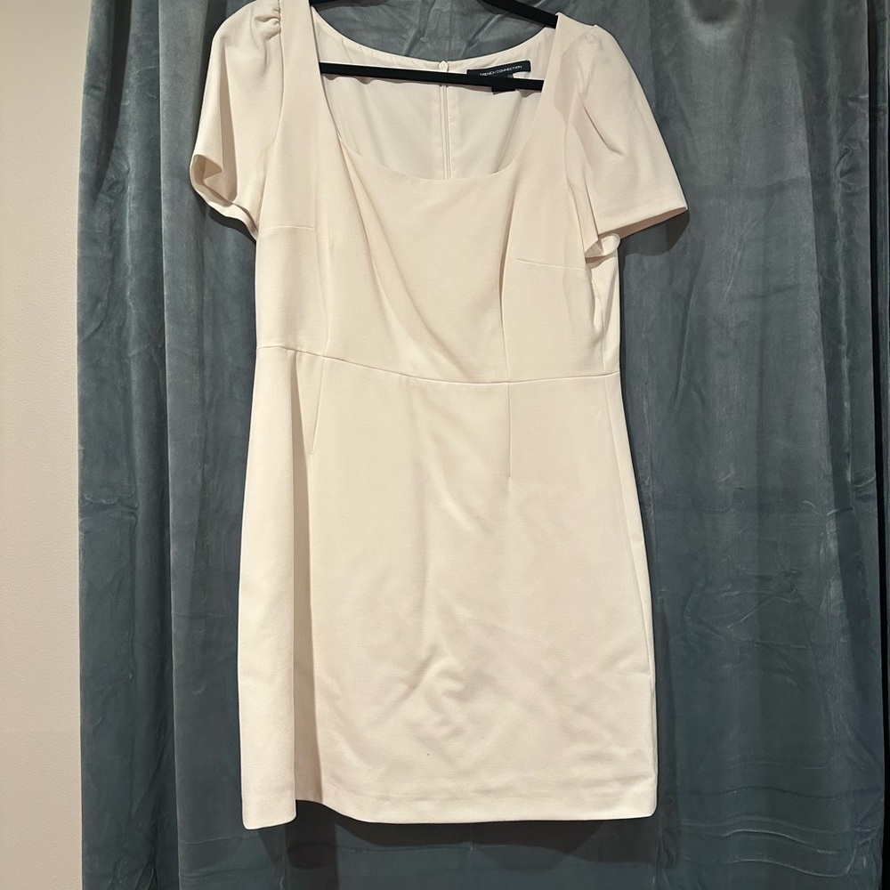 French Connection Cream Mini Dress